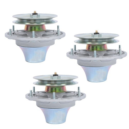 Solid Spare 3× Spindle Assembly For John Deere AM141457 AM124339 TCA13807 TCA25832