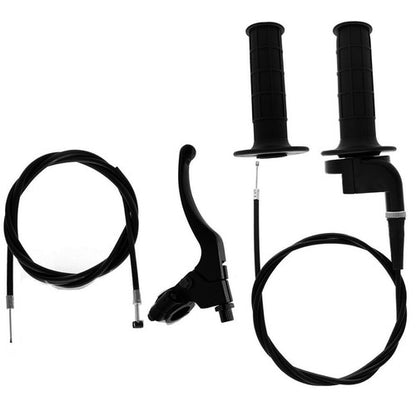 Solid Spare Right Lever Brake Throttle Cable Handlebar Grip 50cc- 250cc For 7/8" Baja Bike