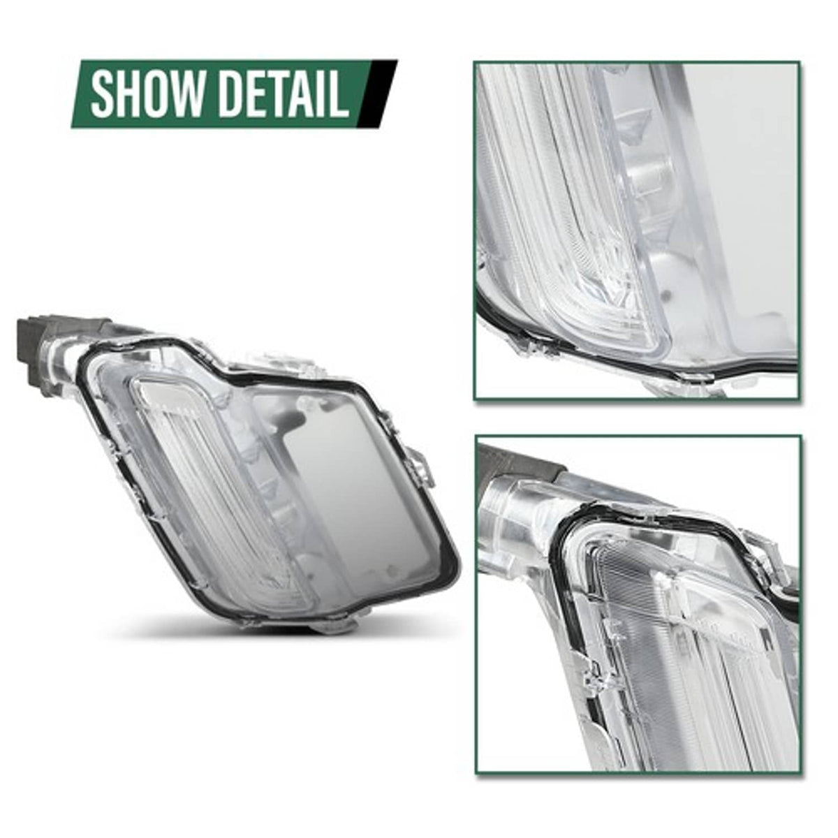 Solid Spare Fit For 2014-2018 Volvo XC60 LED Fog Light Driving Lamp Right Side 31364331