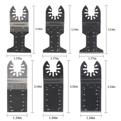 Solid Spare 48PCS Metal Wood Universal Oscillating Multitool Quick Release Saw Blades Kit