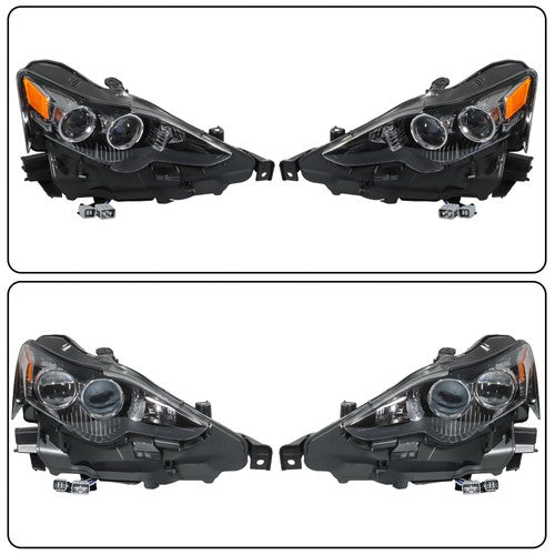 Solid Spare Headlights LH&RH For Lexus IS250 IS200T IS300 IS350 2014-2016 LED Type Projector