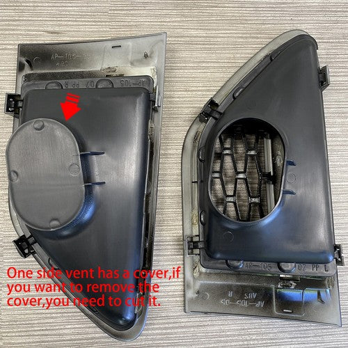 Solid Spare For 2010-2013 LAND ROVER RANGE SPORT FRONT HOOD BLACK GRILLE W/ SIDE FENDER VENT