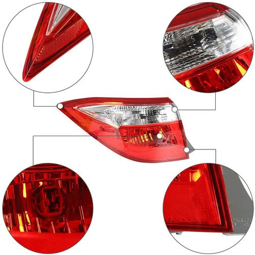 Solid Spare Taillights For Toyota Corolla 2014-2016 Tail Light Replacement Lamps Single Left