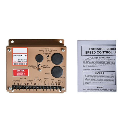 Solid Spare Electronic Engine Speed Controller Governor ESD5500E For Generator Genset Parts