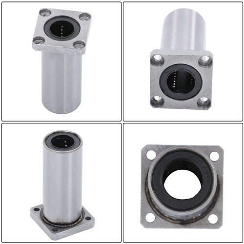 Solid Spare 4Pcs of LMK16UU 16mmx 28mmx 70mm Square Linear Bearing for CNC 3D Printer