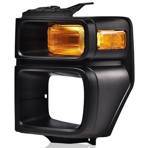 Solid Spare Headlight Trim Bezel w/ Parking Light Fit For 2008-2014 Ford E150 E250 E350 Left