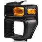 Solid Spare Headlight Trim Bezel w/ Parking Light Fit For 2008-2014 Ford E150 E250 E350 Left