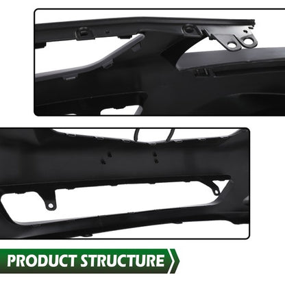 Solid Spare Fit For 2009-2010 Toyota Corolla Sedan Front Bumper Cover Assembly TO1000343