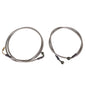 Solid Spare Extended Front/Rear Brake Lines For Polaris RZR 800/S 800/4 800/XP 900/570 1068
