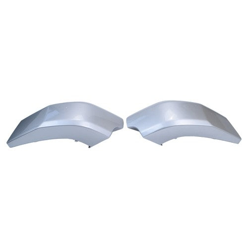 Pair Rear Corner Bumper End Cap Pad LH & RH Silver For Toyota FJ Cruiser 2007-14