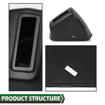 Solid Spare Fit For 1967-1972 A-Body Front Bench / Bucket Seat Plastic Belt Retractor Covers