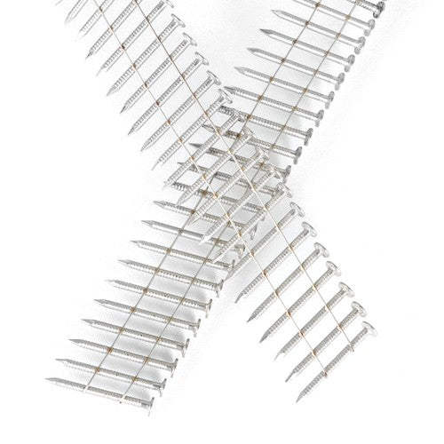 Solid Spare 15 Degree Wire Coil 1-1/4 ×.09 Ring Shank Stainless Steel Siding Nails 1200Pcs
