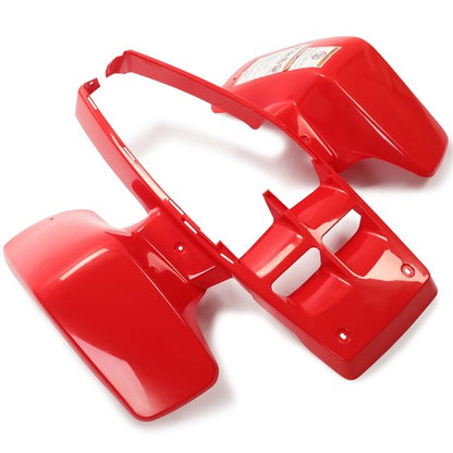 Solid Spare Front Fender Plastic Body Kit For Yamaha Banshee 350 YFZ350 RED 1987-2006