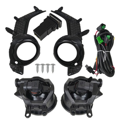For 2014-2021 Toyota 4Runner TRD SR5 Fog Lamps Lights Bezel Wire Switch Kits