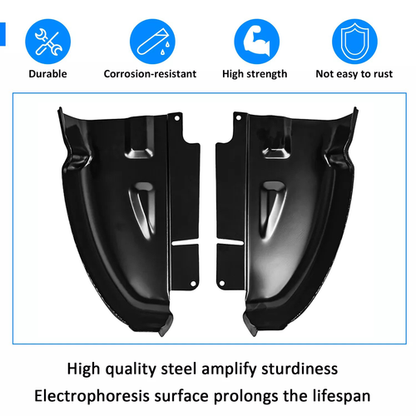 Pair Cab Corners For 2002-2008 Dodge Ram Quad Cab 1500 2500 3500 Left & Right
