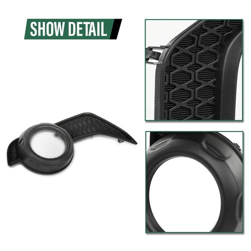 Solid Spare Fog Light Bezel Lamp Trim Right Side Fit For 2014-2020 Toyota 4Runner TO1039173
