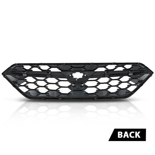 Solid Spare Fit For 2022-2023 Subaru WRX Front Bumper Upper Grille Assembly Black SU1200198