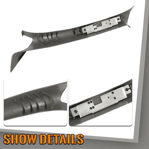 Solid Spare Fit For 2004-2008 Ford F150 F-150 Gray Passenger Side Front A Pillar Trim Handle