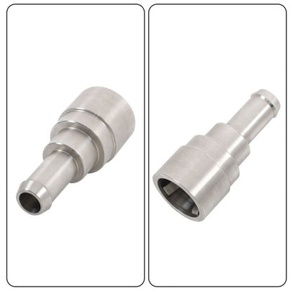 Solid Spare 2×Heater Core Coolant Hose Connectors Fit For 1998-14 Silverado Tahoe Suburban