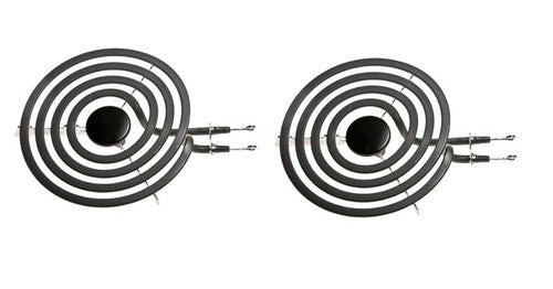 Solid Spare (2) 6" Surface Burner Heating Element for Frigidaire 31837221
