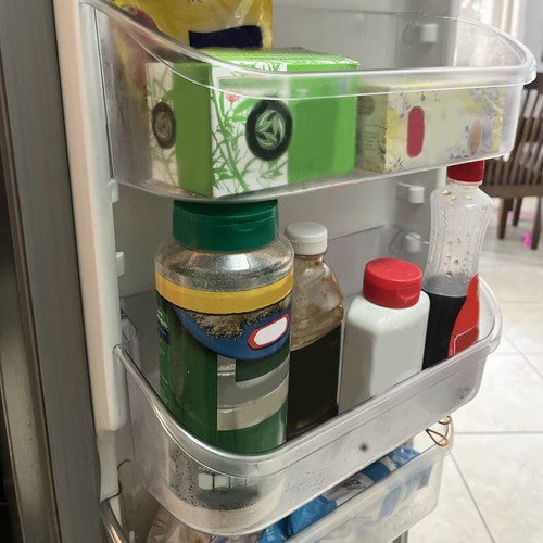 Solid Spare Clear Refrigerator Top Upper Door Bin Replacement For Frigidaire 240356402