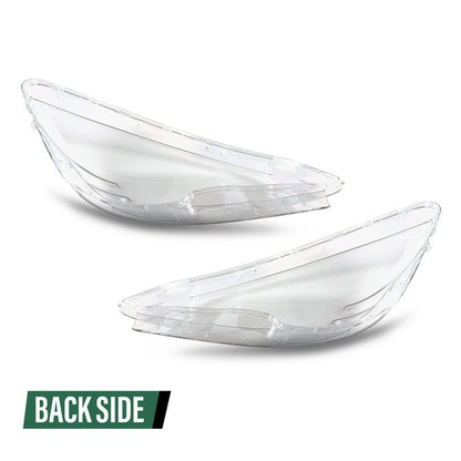 Solid Spare Pair Headlight Headlamp Lens Cover Fit For 2008-2011 Mercedes Benz C-Class W204