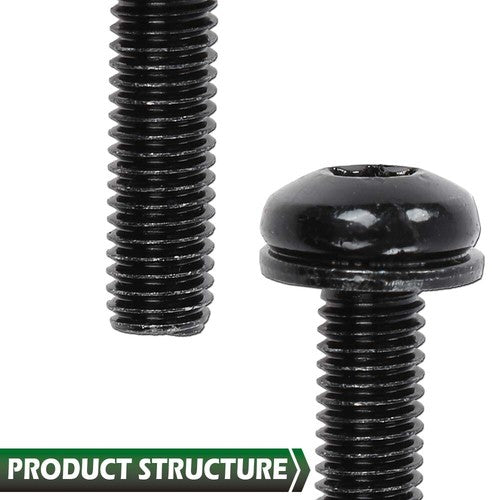 Solid Spare 12pcs Windshield Frame & Hinge Torx Screws Fit For 2007-2017 Jeep Wrangler JK