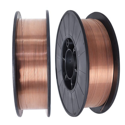 Solid Spare 2 Pack ER70S-6 0.035" (0.9mm) Mild Steel MIG Welding Wire 10-lbs Roll NEW