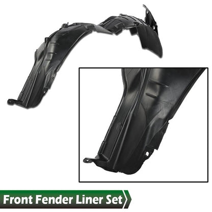 Solid Spare Fit For 2013 Nissan Altima Front Driver & Passenger Fender Liner Splash Shield