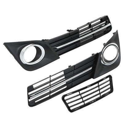 Solid Spare LH+RH For Toyota Camry SE 12-14 Front Bumper Lower Grille & Fog Lamp Cover Bezel