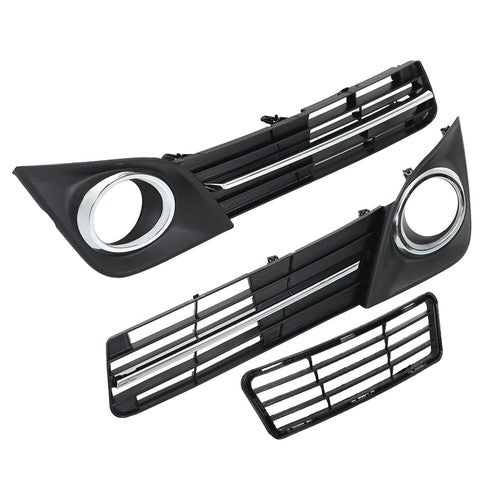 Solid Spare LH+RH For Toyota Camry SE 12-14 Front Bumper Lower Grille & Fog Lamp Cover Bezel