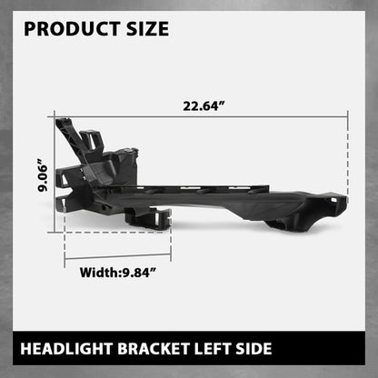 Solid Spare Fit For 2018-2020 Audi Q5 SQ5 Headlight Bracket Support Left Side 80A805607