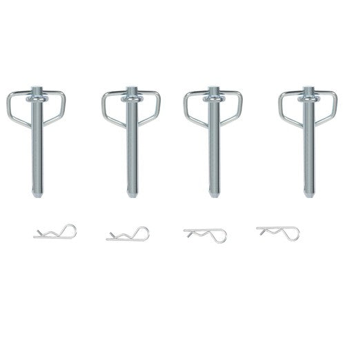 Solid Spare Stake Pocket D Rings 4Pcs 12,000lbs Heavy Duty Removable For Utility Trailers