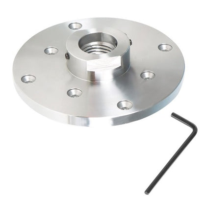 Solid Spare 6" Chuck 1-1/4"xRH 8tpi thread set screw locking spindle reverse turning