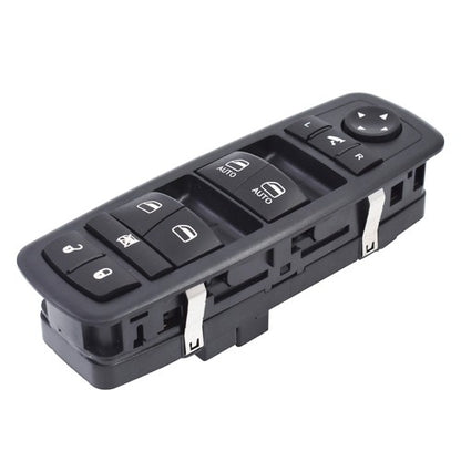 Solid Spare For Jeep Grand Cherokee 2010-2020 Front LH Car Window Switch Black ABS Plastic