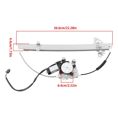 Solid Spare 748-901 For Nissan Frontier 2005-2015 Power Window Regulator 2-pin Plug w/Motor