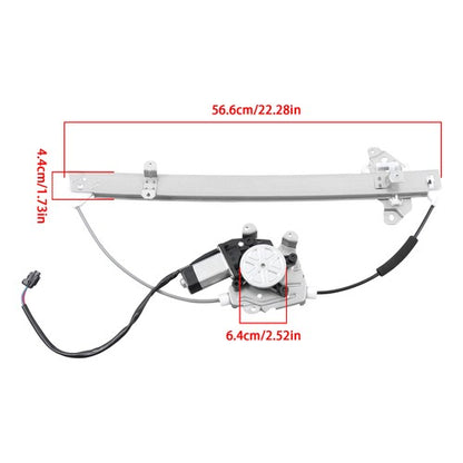 Solid Spare 748-901 For Nissan Frontier 2005-2015 Power Window Regulator 2-pin Plug w/Motor