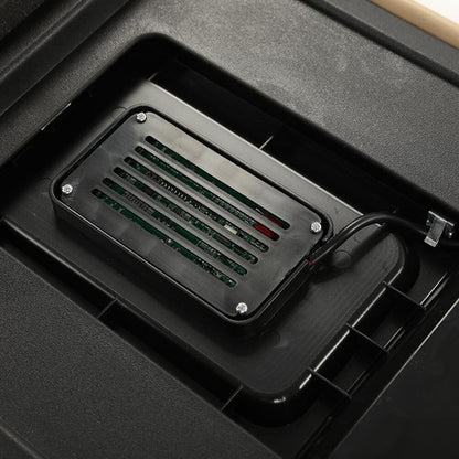 Solid Spare Fit For 2001-2007 Silverado Wireless Charging Armrest Center Console Lid Beige