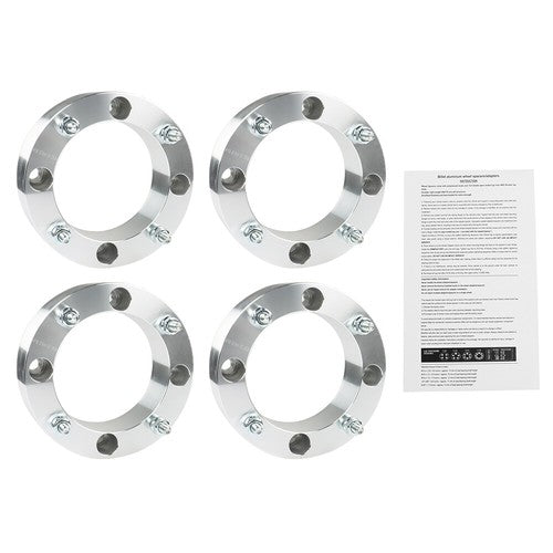 Solid Spare New For Polaris Ranger RZR Sportsman Silver 2" 4x156 Wheel Spacers 3/8"-24