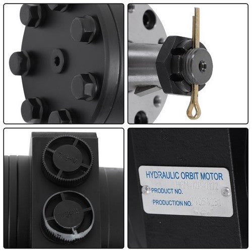Solid Spare Wheel Motor for Hydro Gear HGM-12P-7172 Ferris 4915500 5023091SM New