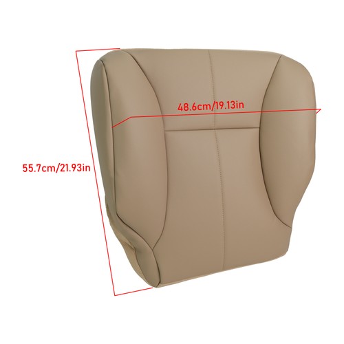Solid Spare For Dodge Ram 1500 2500 3500 SLT 1998-2002 Seat Cover Passenger Bottom Leather