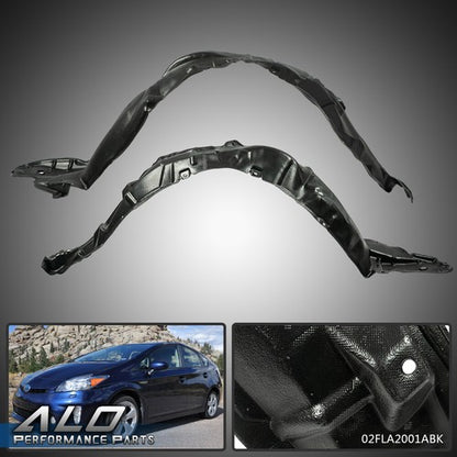 Solid Spare Fit For 2010-2014 Toyota Prius Front Left+Right Inner Fender Liner Splash Shield