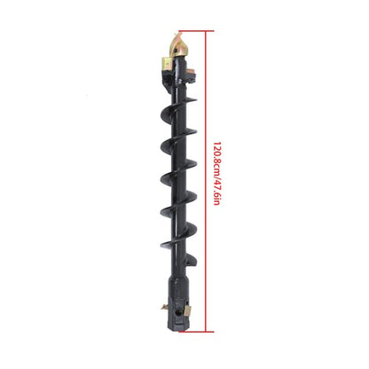 Solid Spare 6" x 48" 2" Hex Connect Auger Bit for Post Hole Digger