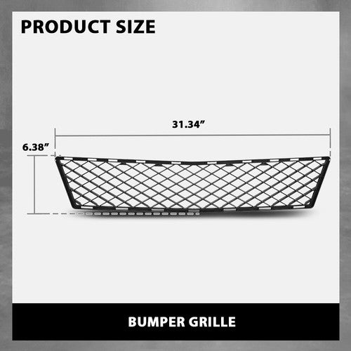 Solid Spare Front Bumper Grille Grill Fit For 2010-2012 Mercedes-Benz GLK350 MB1036129