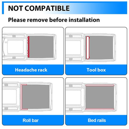Solid Spare 6.5FT Soft Roll-Up Tonneau Cover for 07-13 Silverado/Sierra 1500 2500HD 3500HD