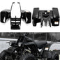 Solid Spare Front + Rear Fender Plastic Body For 1987-2006 Yamaha Banshee 350 YFZ350 （Black）