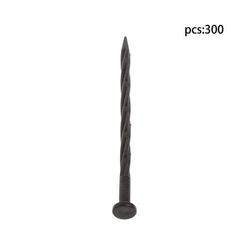 Solid Spare 300 Pcs 8 Inch Spiral Pointed Garden Stakes For Landscape Edging Weed Barrier