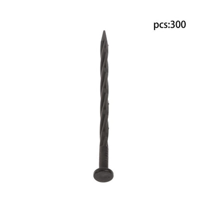 Solid Spare 300 Pcs 8 Inch Spiral Pointed Garden Stakes For Landscape Edging Weed Barrier