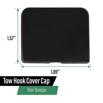 Solid Spare Rear Bumper Tow Hook Eye Cover Cap Fit For 09-11 Mercedes-Benz ML-Class