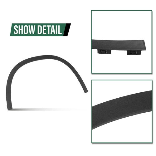 Solid Spare Front Right Fender Trim Wheel Arch Molding Fit For 15-20 Mercedes Benz GLA250